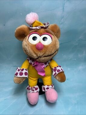 Vintage Henson Baby Fozzie The Clown Fraggle Rock Plush Dakin Muppet Babies